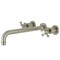 Kingston Brass KS8058BX Wall Mount Tub Faucet, Brushed Nickel KS8058BX - alternate 1